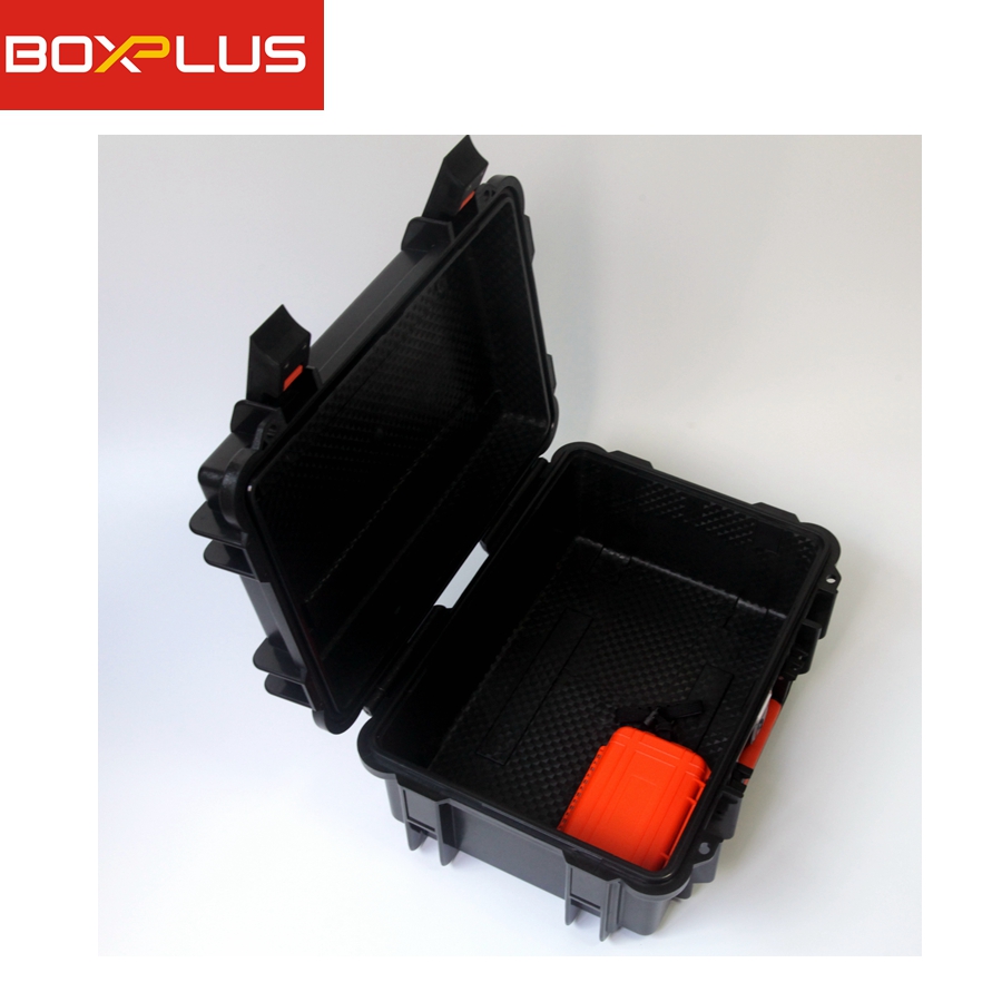 [X-A4201][400*270*185mm]Outdoor Large Waterproof Instrument Storage Container Case With Hygrometer