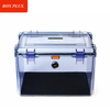 [X-A3805][383*123*139mm]Outdoor Clear Waterproof Instruments Equipment Storage Case With Stap