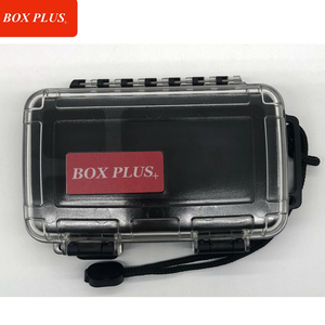 [X-6010][197*98*40mm]Manufacturer Custom Clear Lid Plastic Earphone Travel Case with Custom Foam