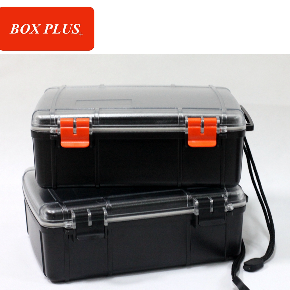 Durable Hard Plastic Waterproof Clear Lid outdoor storage Container Case