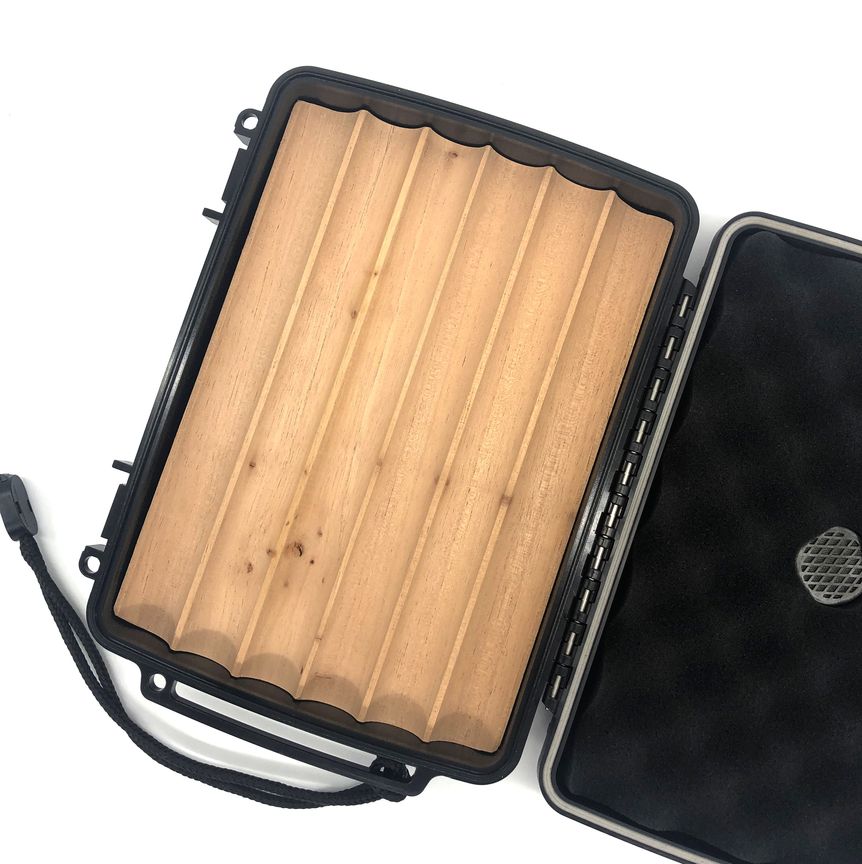 [BP8001CI] [5CT] Factory Best Price Waterproof Cedar Cigar Travel Case