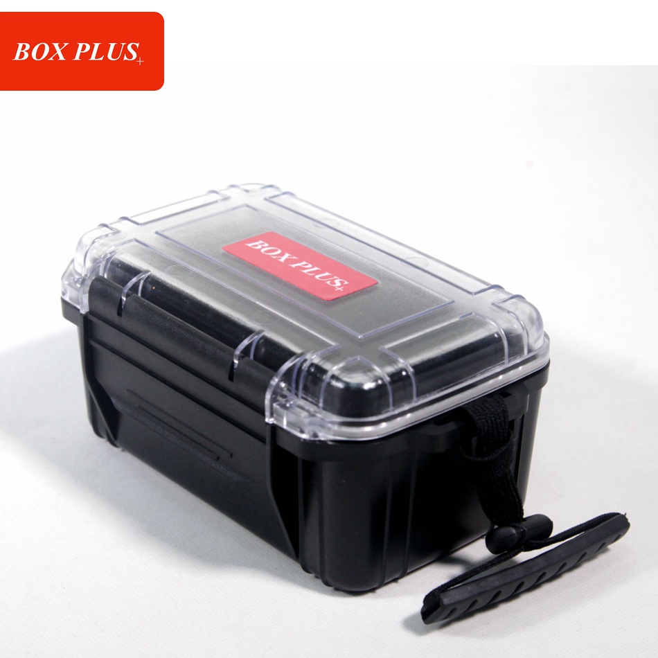 [X-2020][158*90*76mm]Upper Cover Transparent Durable Waterproof Recyclable Hard Plastic Protective Equipment Box Travel Carrying Outdoor Storage Protective Box