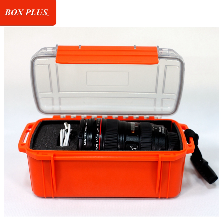 [X-3020A][197*98*84mm]Outdoor Clear Lid Watertight Hard Plastic Equipment Container Box for Gadgets