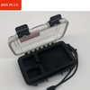 [X-6010][197*98*40mm]Manufacturer Custom Clear Lid Plastic Earphone Travel Case with Custom Foam