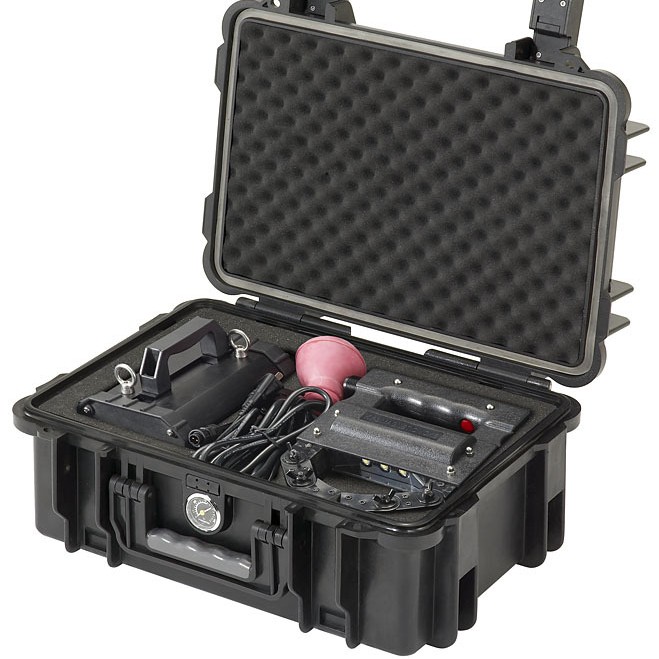 [X-A4201][400*270*185mm]Outdoor Large Waterproof Instrument Storage Container Case With Hygrometer