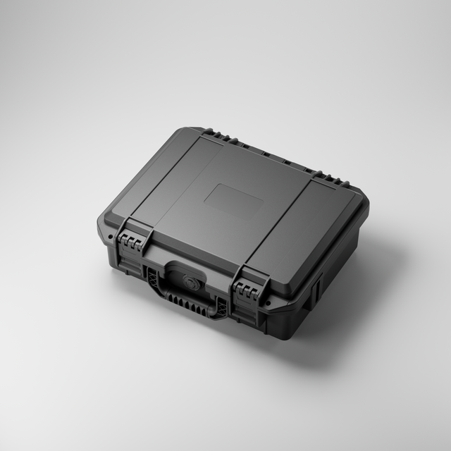 BMD316B(Holds 2 handgun flat--Compact: (11.5" * 8.5" * 4.0")